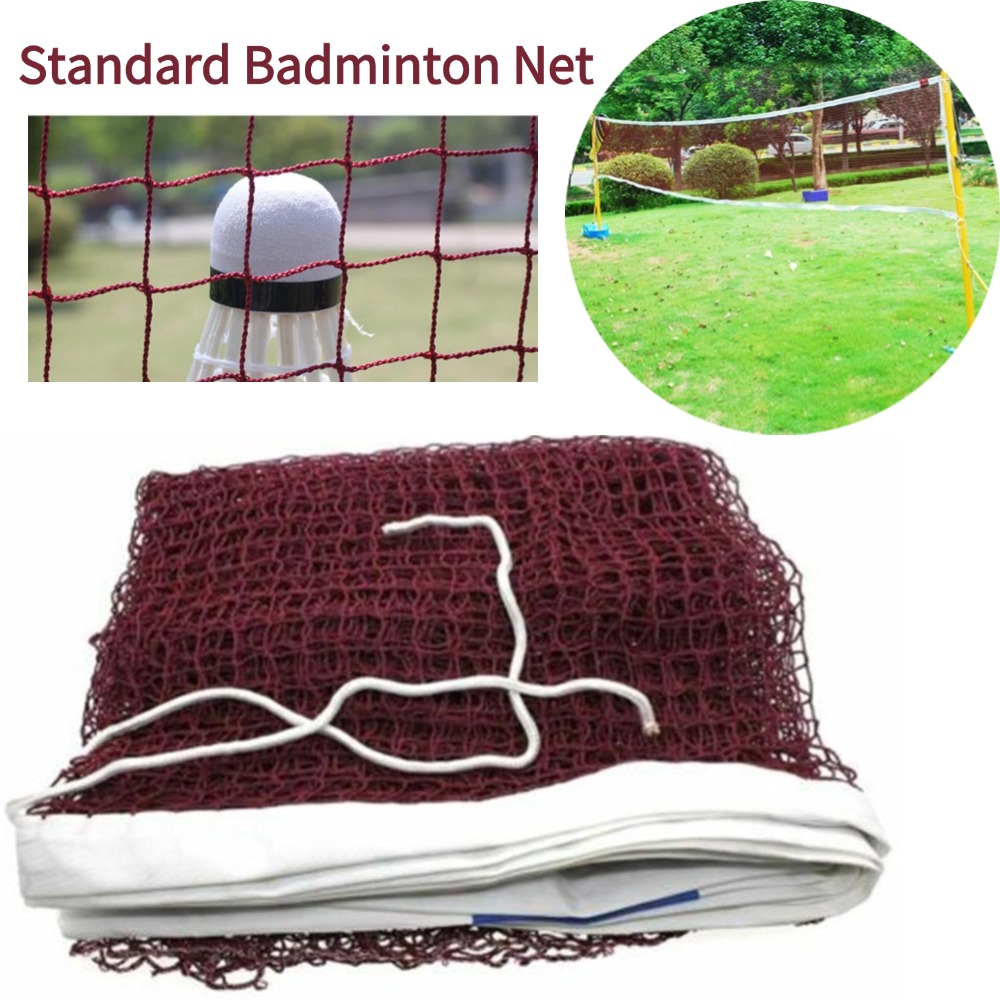 Badminton Materi - Jaring Bulu Tangkis Standar Profesional, Sederhana,
