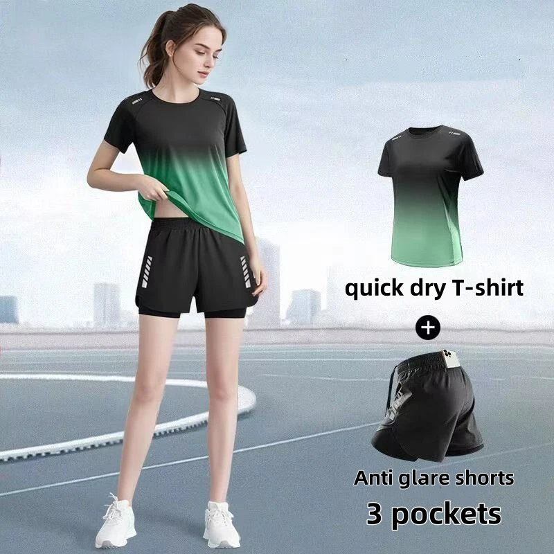 Badminton Wallpaper - Set pakaian olahraga wanita, celana pendek