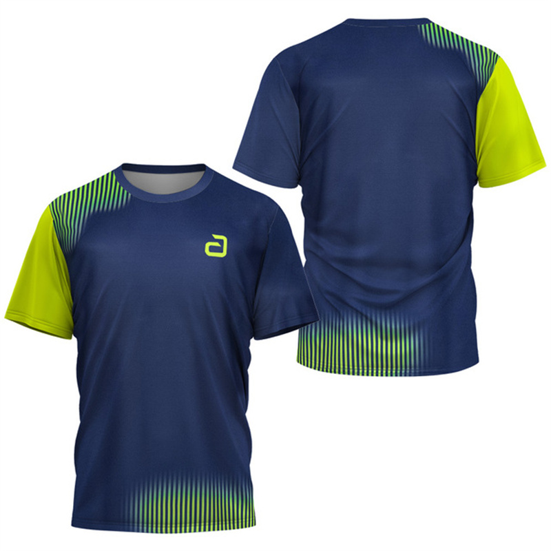Badminton Emoji - Kaos Tenis Meja Pria Pola Undercurrent,