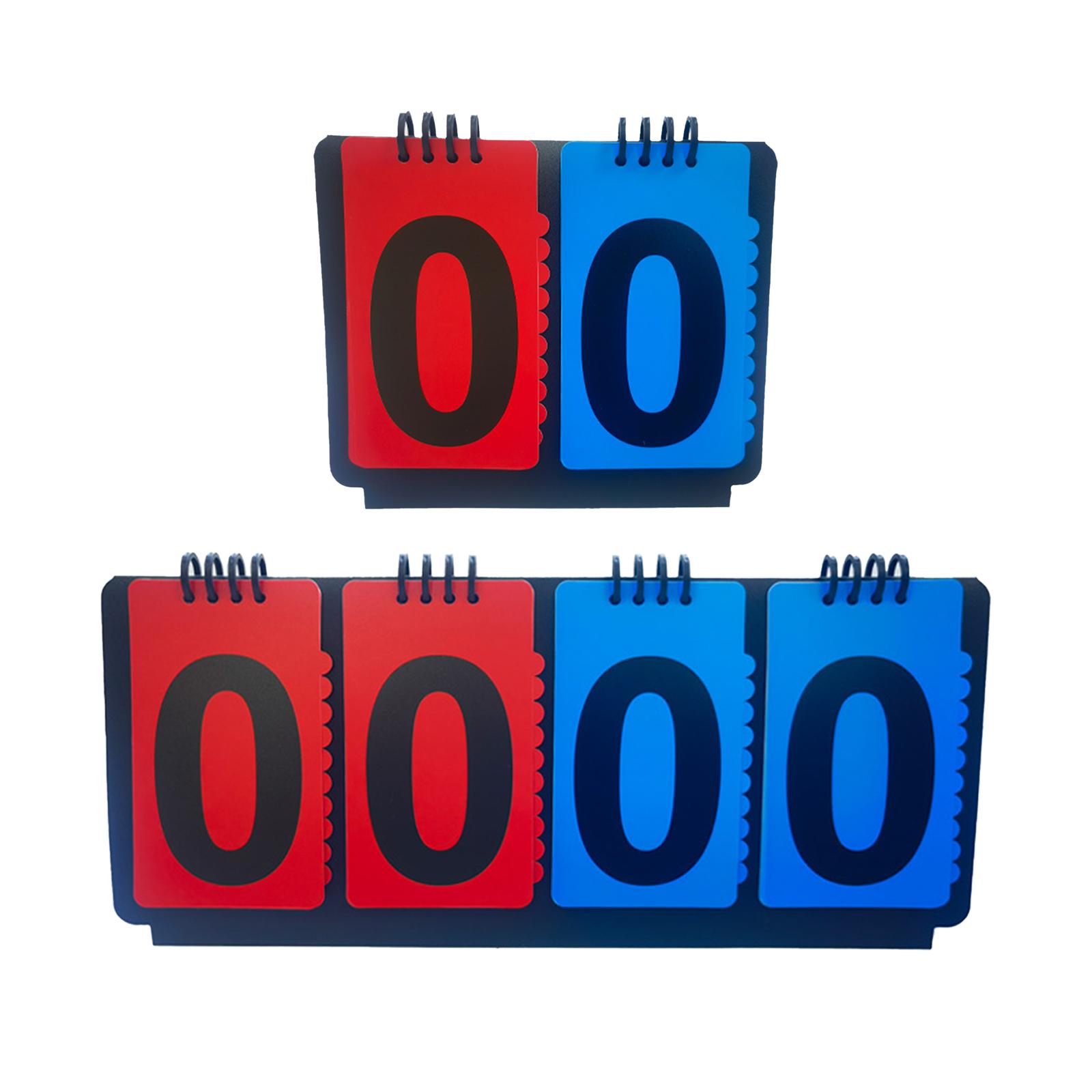 Badminton Counter - Papan Skor Manual olahraga kartu Flip