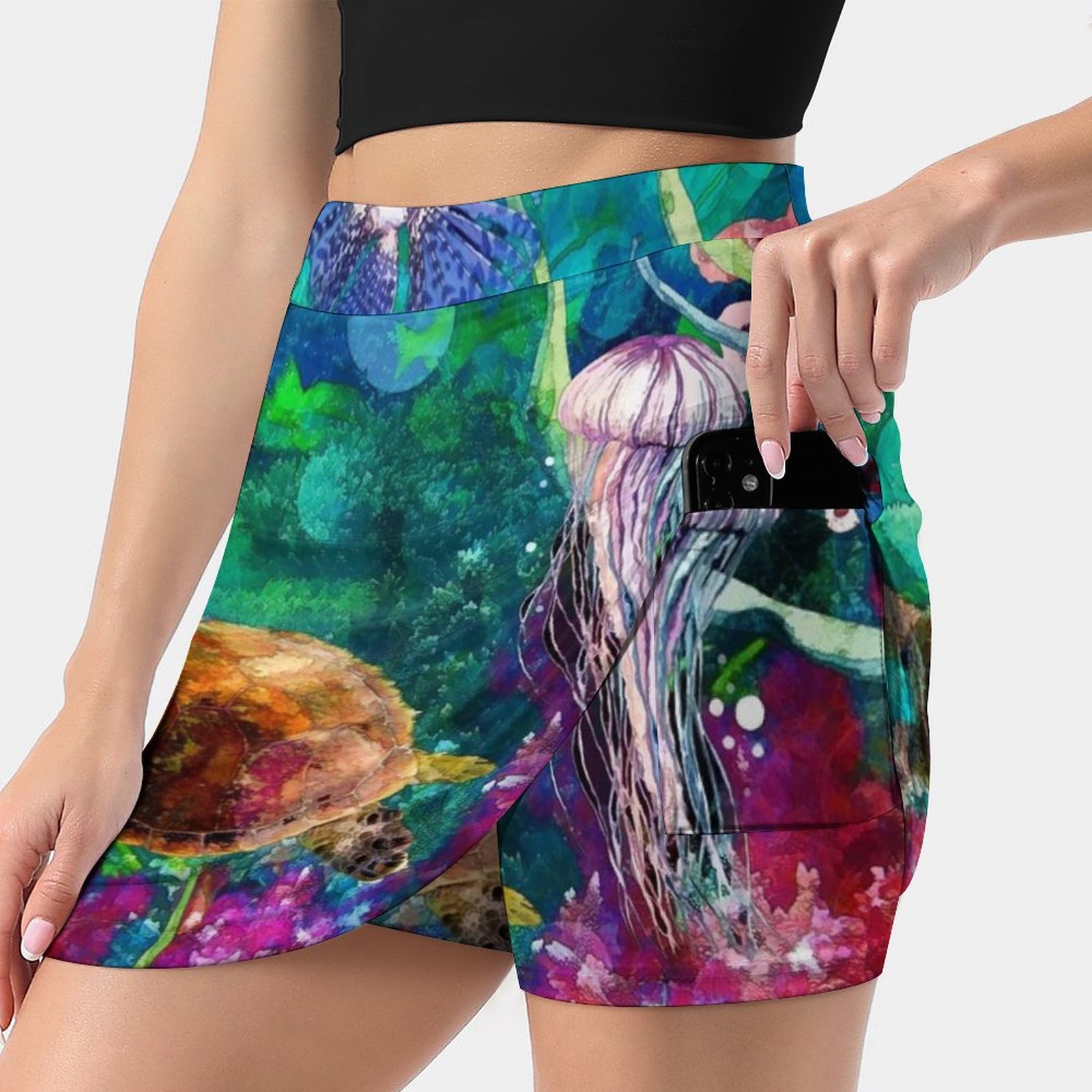 Turtle On The Reef rok wanita, - Badminton Minion ulasan dan harga