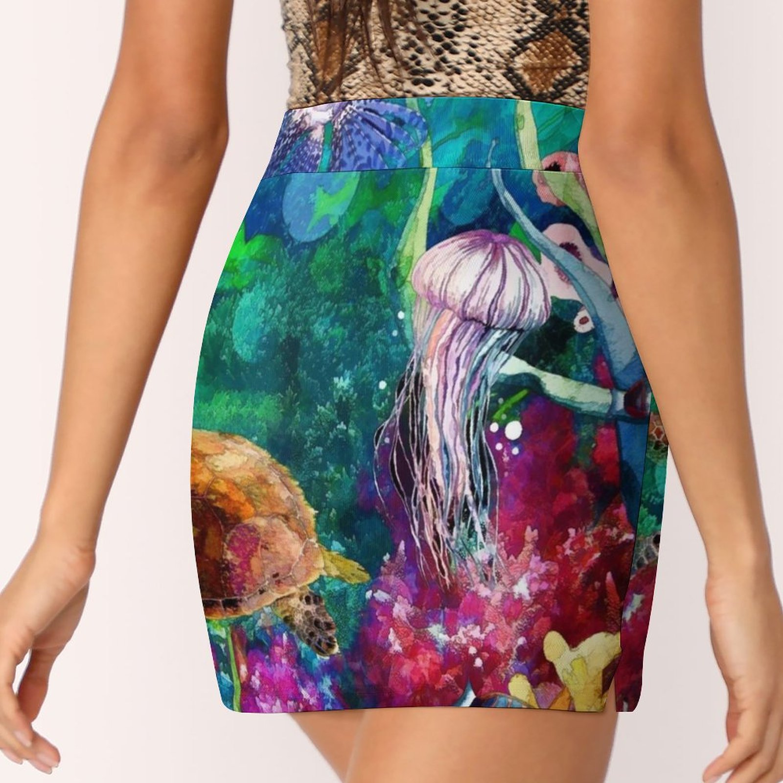 Turtle On The Reef rok wanita, - Badminton Minion ulasan dan harga