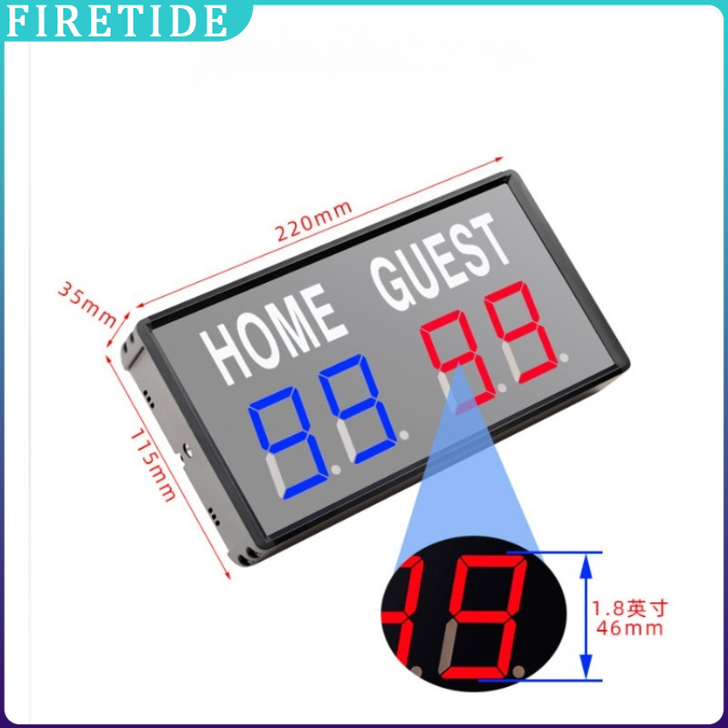 Papan Skor Elektronik LED 4 Di - Badminton Counter ulasan dan harga