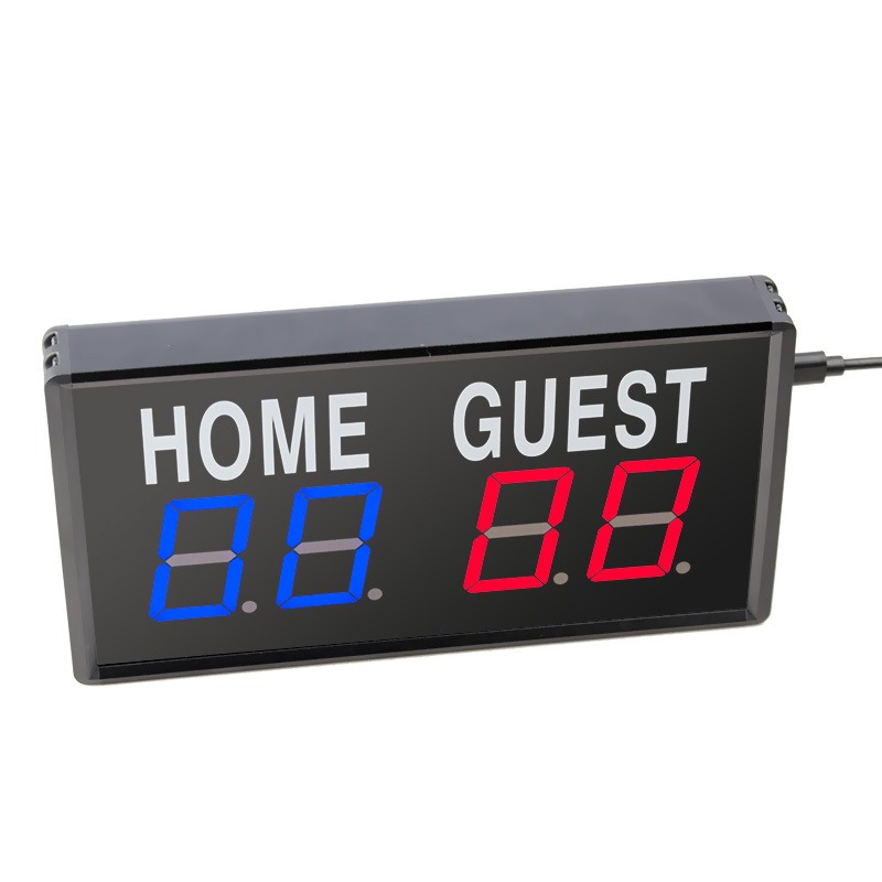 Papan Skor Elektronik LED 4 Di - Badminton Counter ulasan dan harga