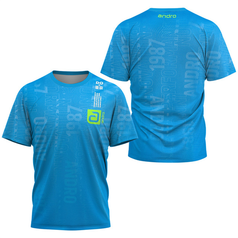 Kaos Tenis Meja Pria Pola Unde - Badminton Emoji ulasan dan harga