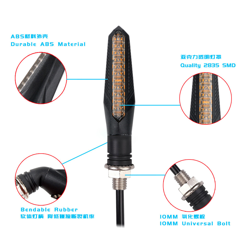 4 Buah Lampu Sinyal Belok LED  - Badminton Flash ulasan dan harga