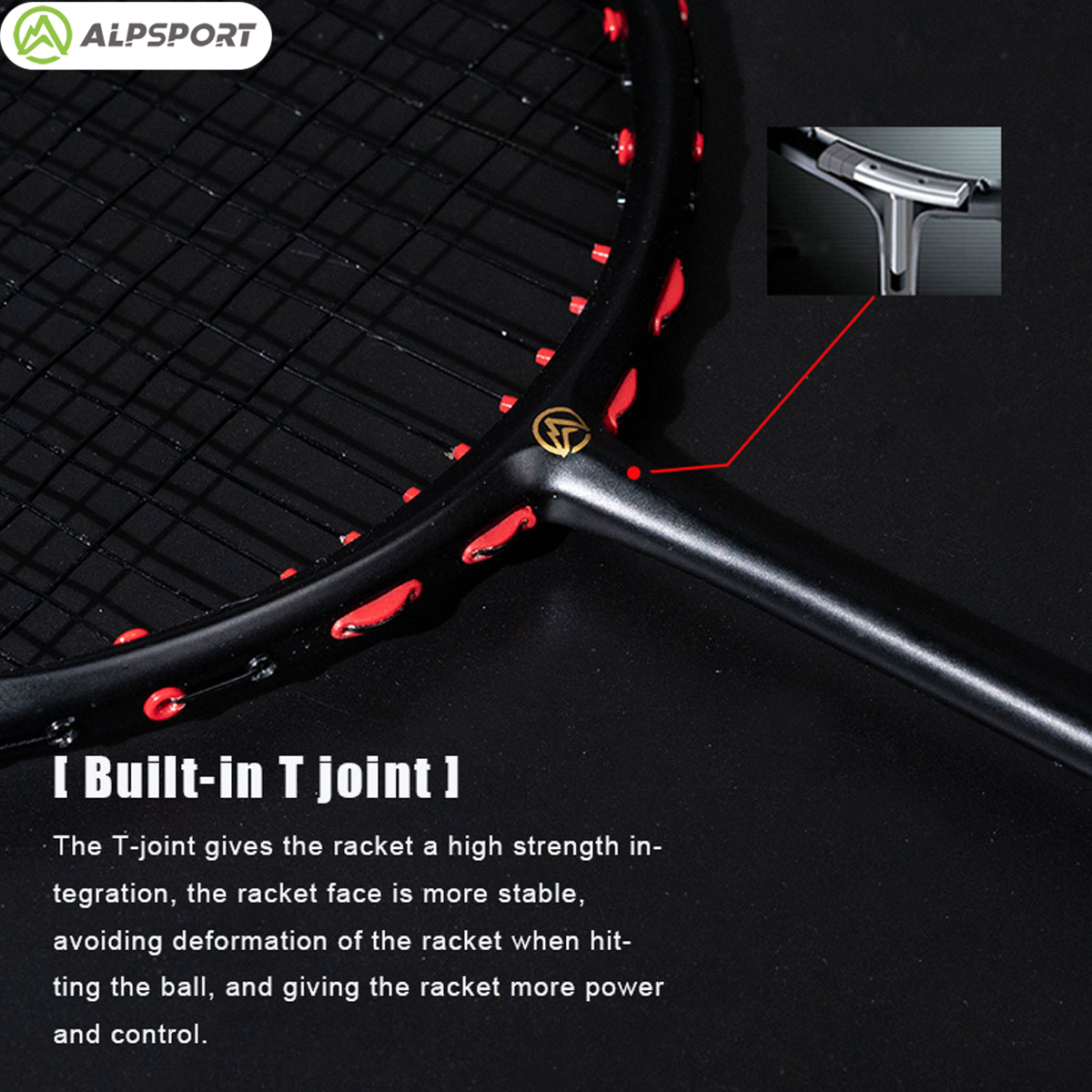 Alpsport MH-V5 5U 75g Bergelom - Li Ning Racket ulasan dan harga