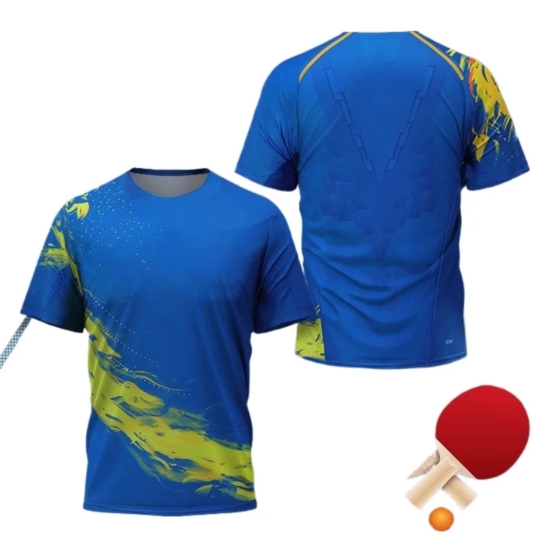 Kaus Grafis Tenis Meja CHINA D - Badminton Emoji ulasan dan harga