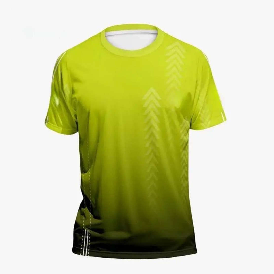 Kaos olahraga pria musim panas - Badminton Emoji ulasan dan harga